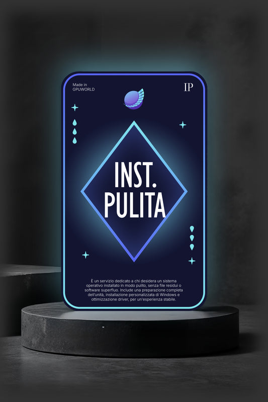 Installazione Pulita